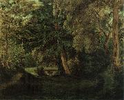George Sand-s Garden at Nohant Eugene Delacroix